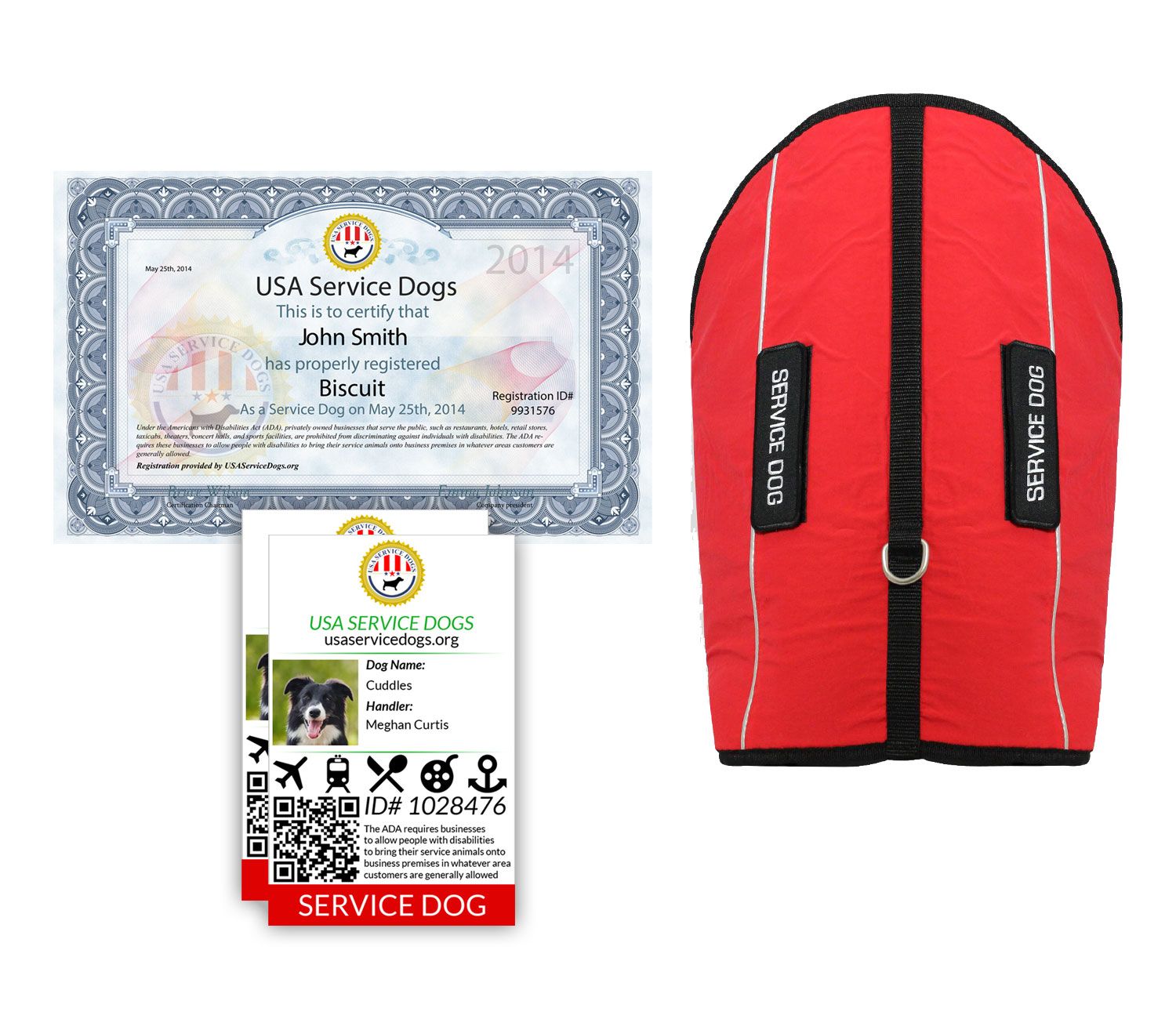 Service Dog Registration Details